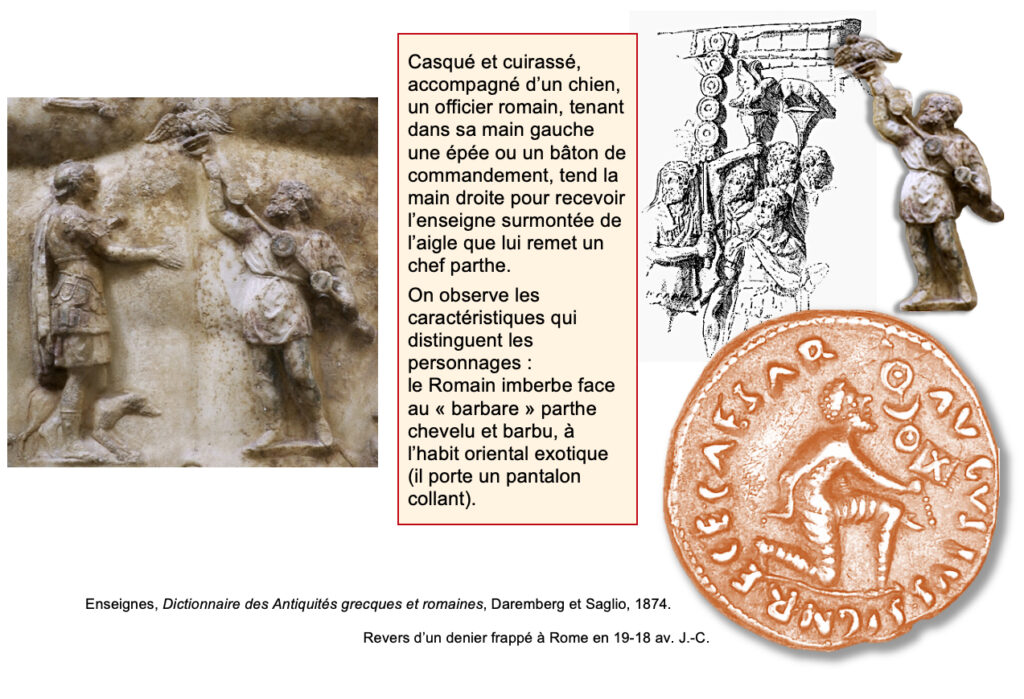 Auguste Prima Porta cuirasse scène centrale