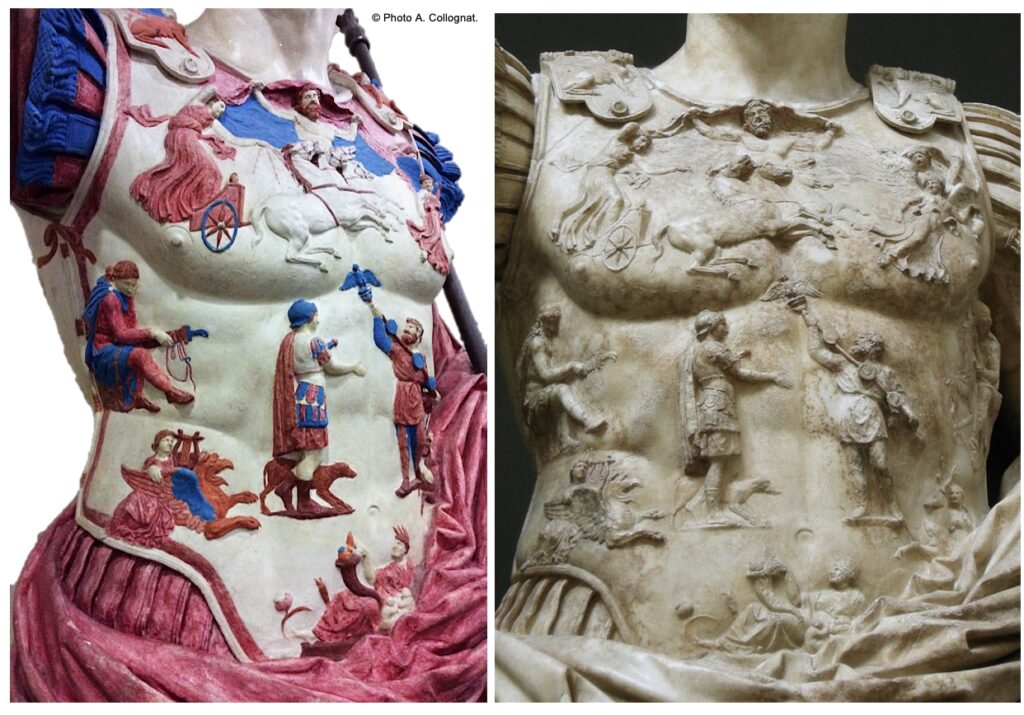 Auguste cuirasse gros plan